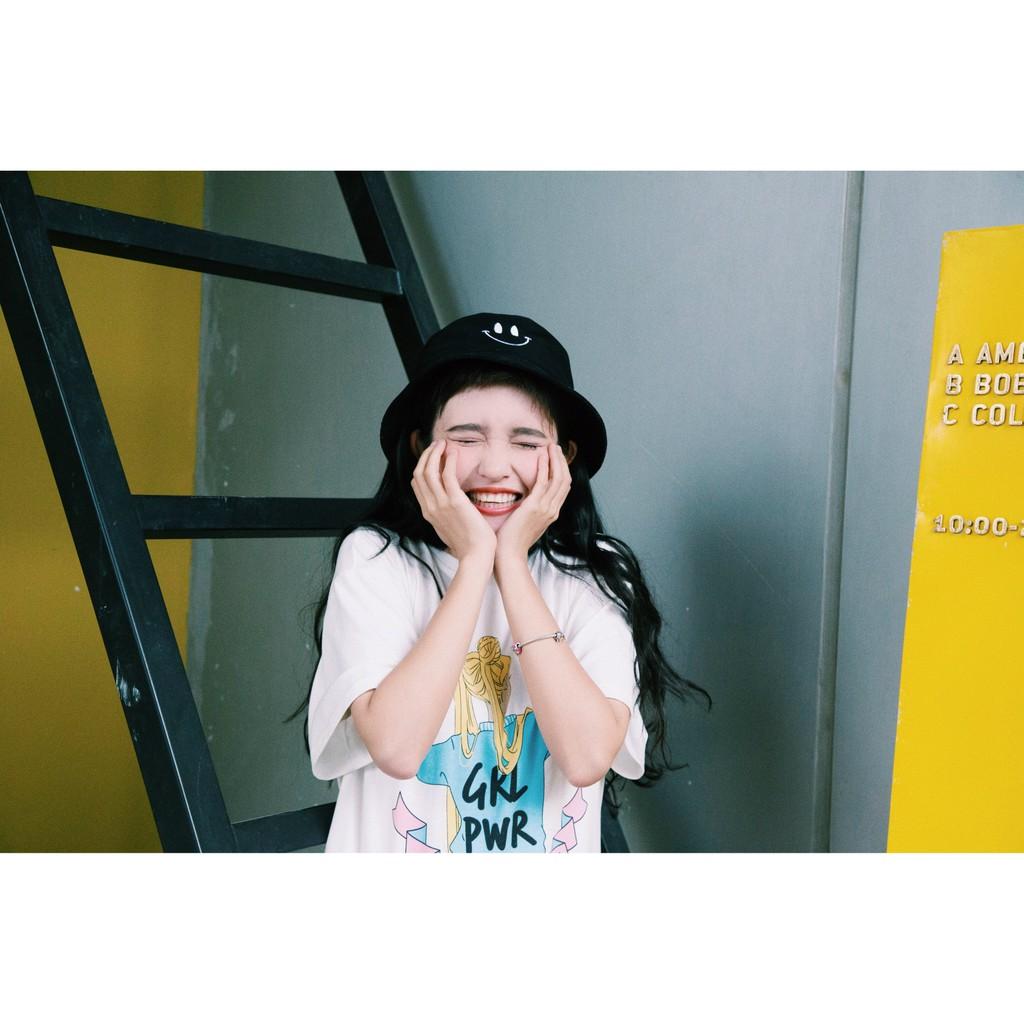 Nón Bucket Mặt Cười Something Wrong - Mũ Bucket Thêu Something Wrong Mặt Cười