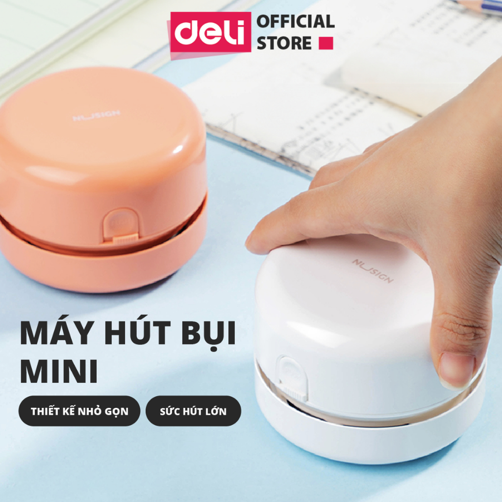 Máy hút bụi bàn phím mini Nusign Deli - Hàng Chính Hãng - Cầm tay, nhỏ gọn, tiện lợi - NS198