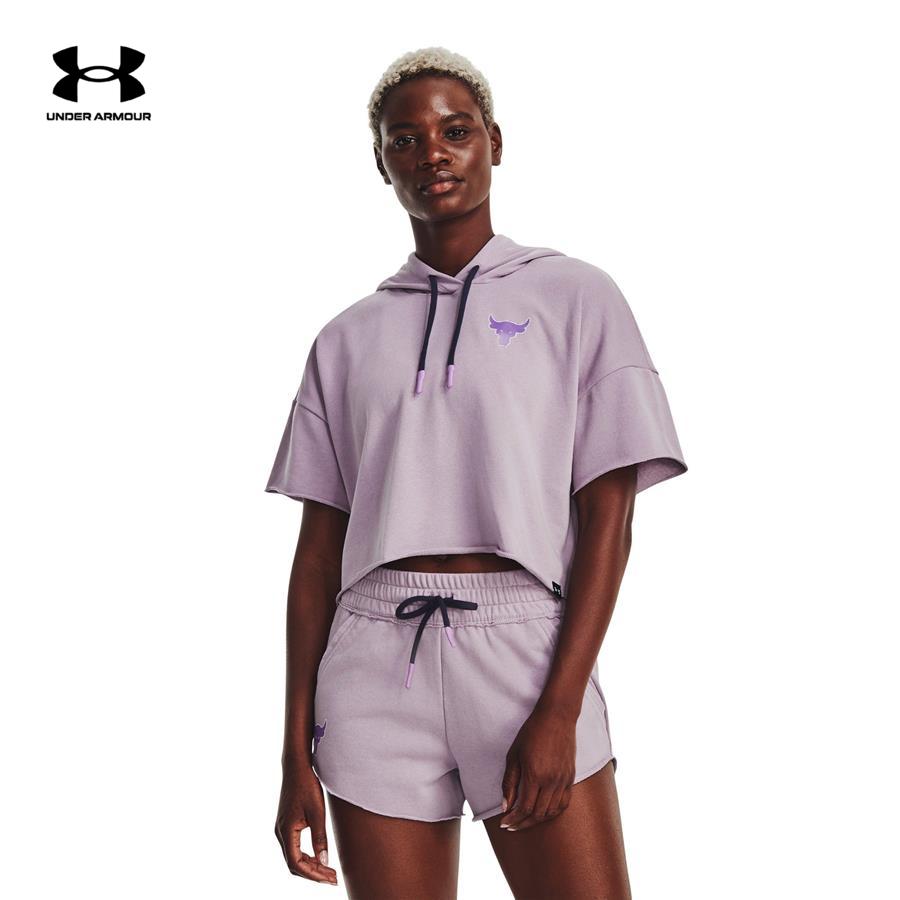 Áo thun tay ngắn thể thao nữ Under Armour Pjt Rck Terry - 1376296-554