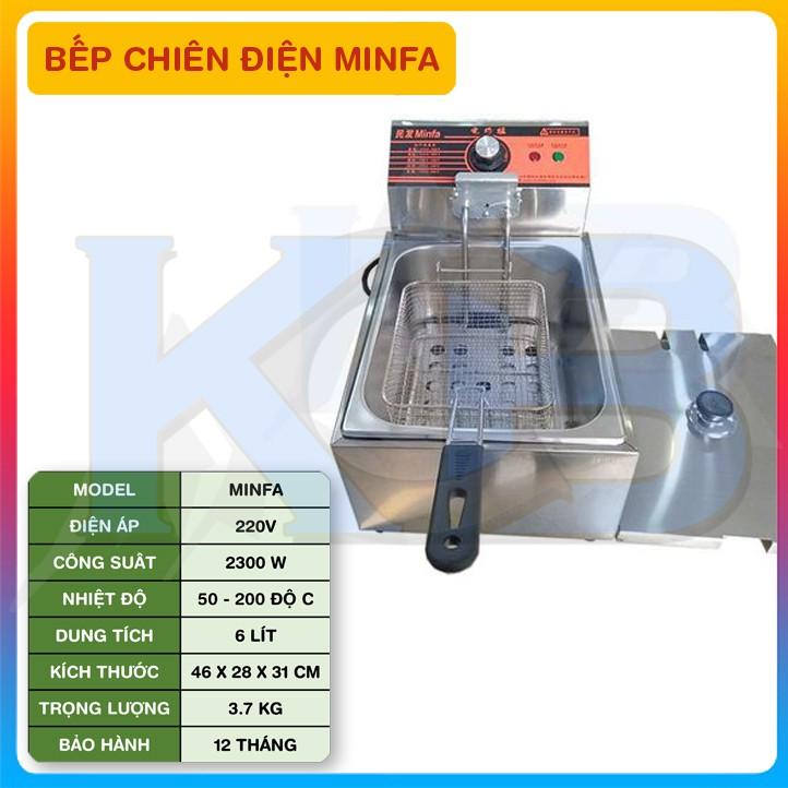 Bếp Chiên, Bếp Chiên Nhúng , Bếp Chiên Nhúng Điện MINFA 2300W