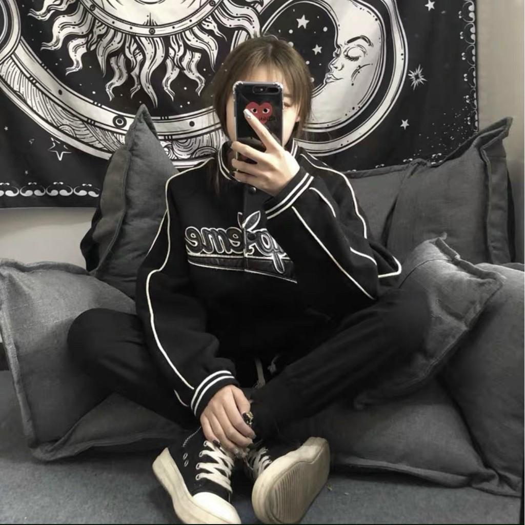 Áo khoác dù bóng chày unisex