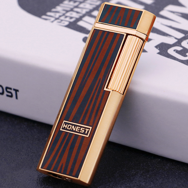 Vỏ Hột Quẹt Bật Lửa ga đá Honest BC1004 Thiết Kế Họa Tiết Kiểu Mới Đẹp Độc Lạ - Giao màu ngẫu nhiên