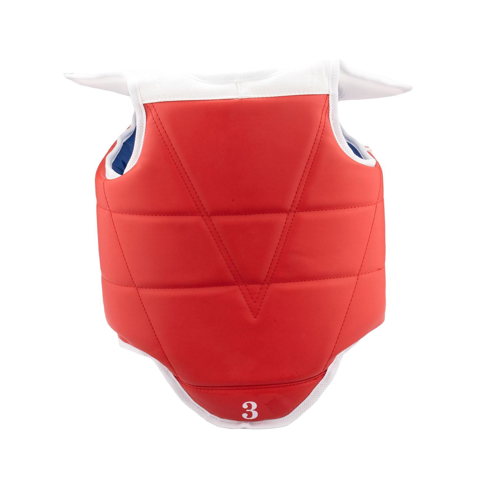 Women Men Boxing Reversible Karate Chest Guard for Kickboxing