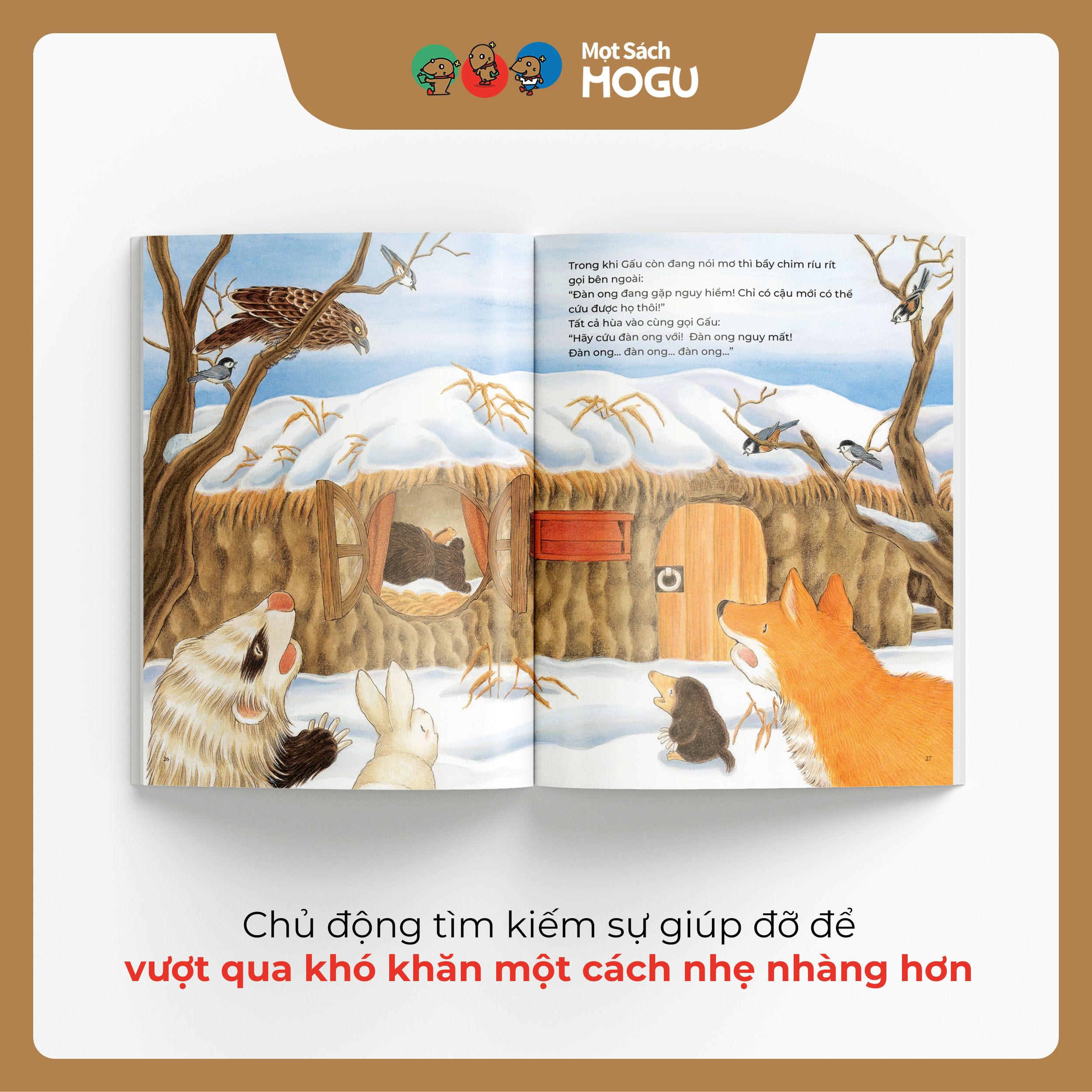 Truyện Ehon bé 3-4-5 tuổi - Đánh thức mùa xuân