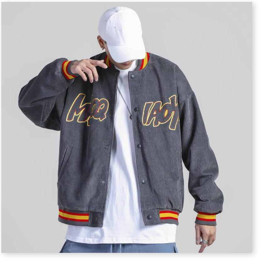 ÁO KHOÁC NHUNG BOMBER UNISEX