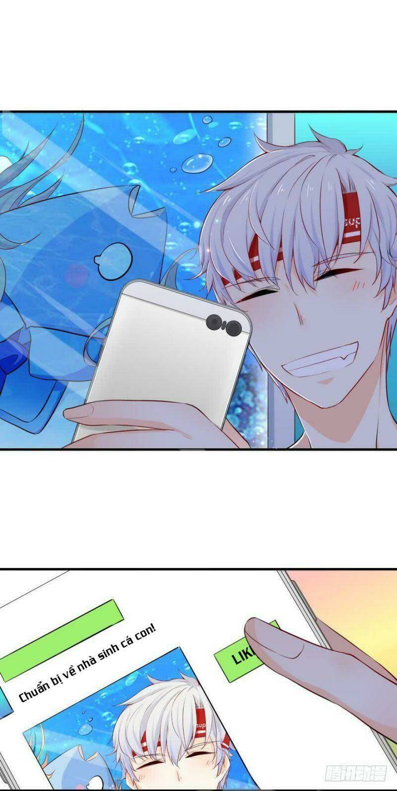 nhân ngư học trưởng, đừng ôm ta! chapter 3 19