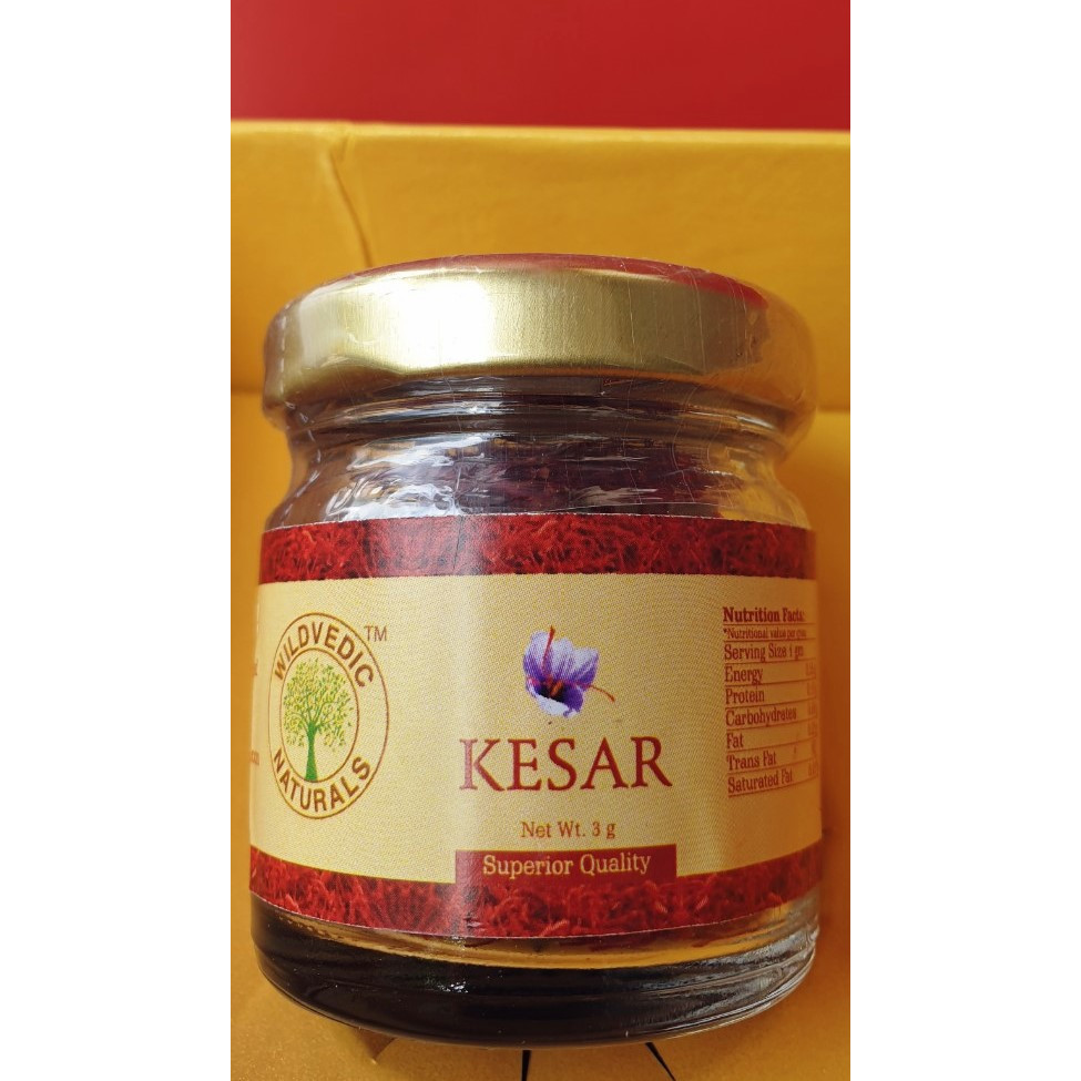 Nhụy hoa nghệ tây Pure Kashmir Kesar Saffron hộp 3g