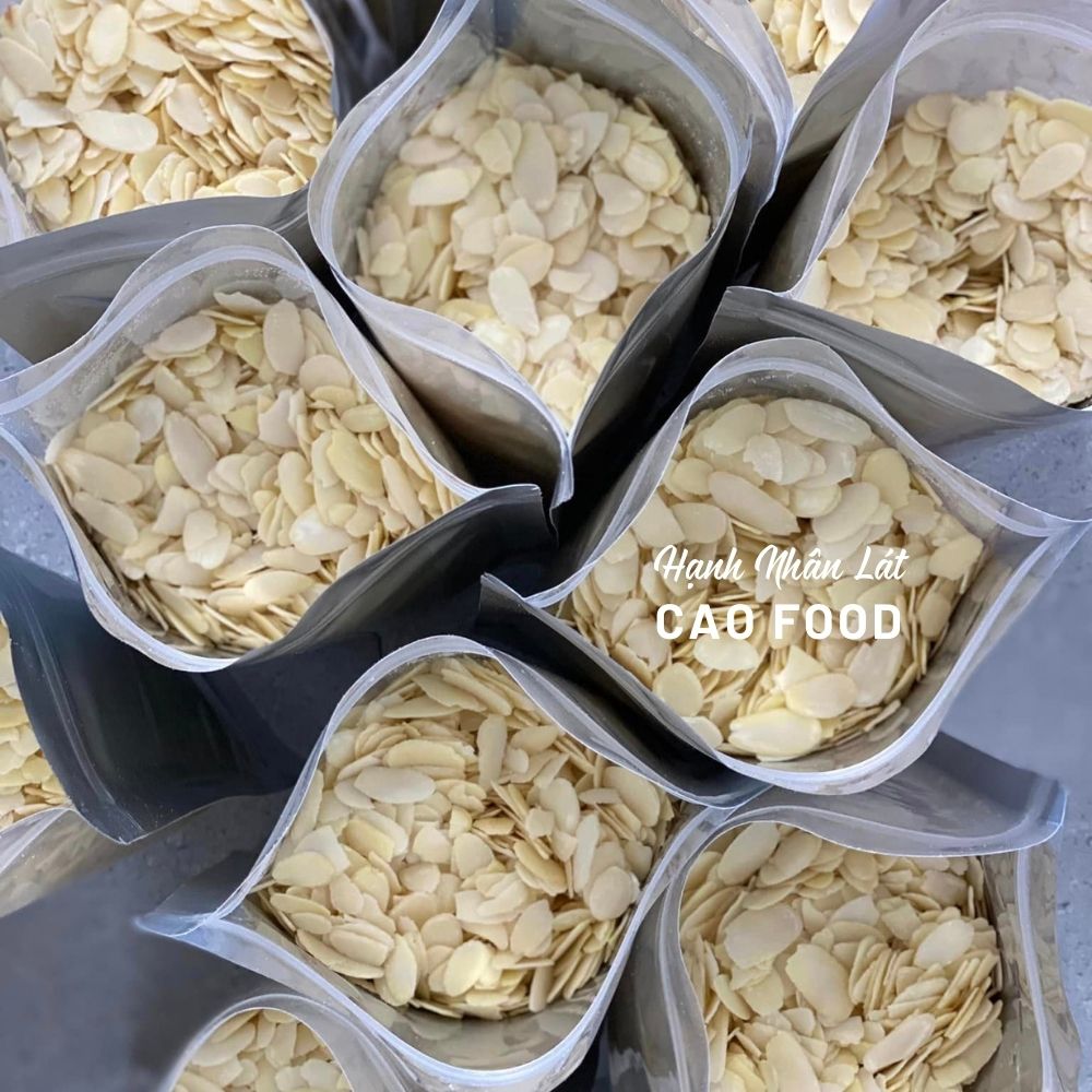Hạnh Nhân Lát CAO FOOD hữu cơ, nhập khẩu Mỹ chính gốc, dùng làm bánh, chè cháo,...