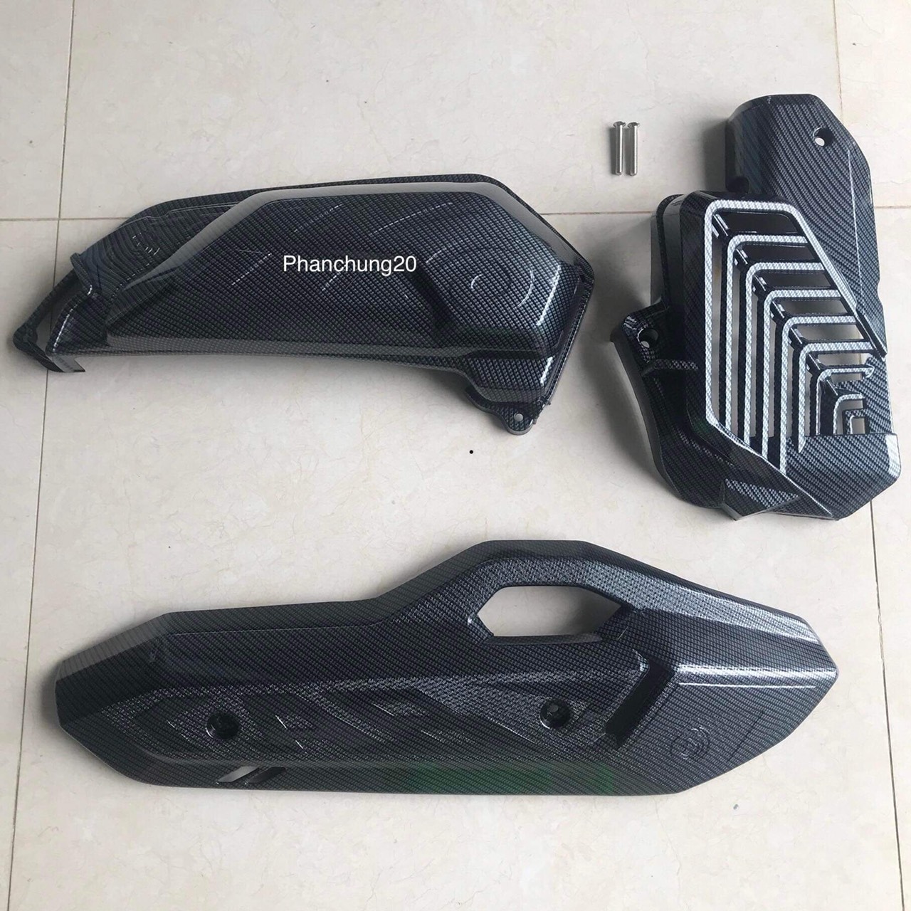 COMBO ỐP PHỤ KIỆN TRANG TRÍ DÙNG CHO XE AB 2023 - 125 160cc CACBON