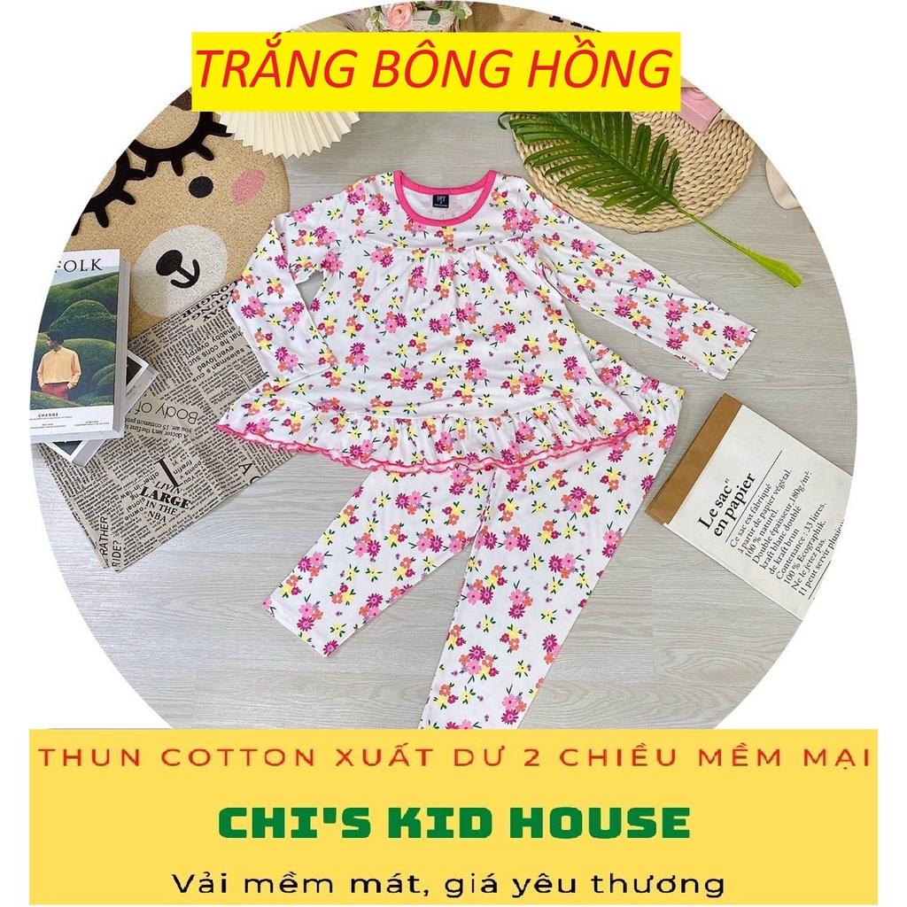 (VẢI XUẤT ĐẸP) ĐỒ BỘ THUN COTTON 2 CHIỀU XUẤT DƯ MỀM MÁT CHO BÉ LỚN 20-40KG