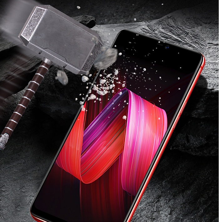 Dán kính cường lực full màn hình 5D dành cho OPPO F7 phủ màu