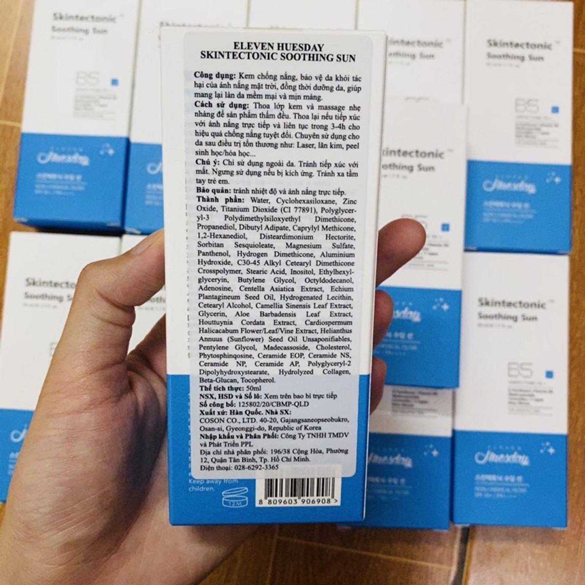 Kem chống nắng vật lý Huesday Hàn Quốc 50ml