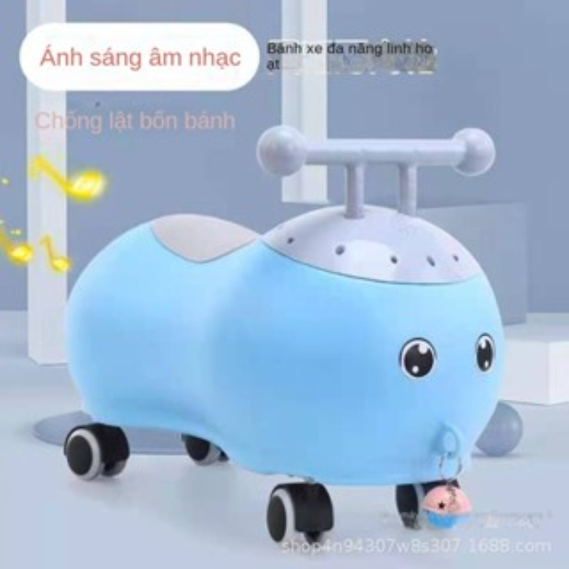 Xe Hơi Đồ Chơi Có Nhạc Và Đèn Vui Nhộn Cho Bé 1-3 Tuổi