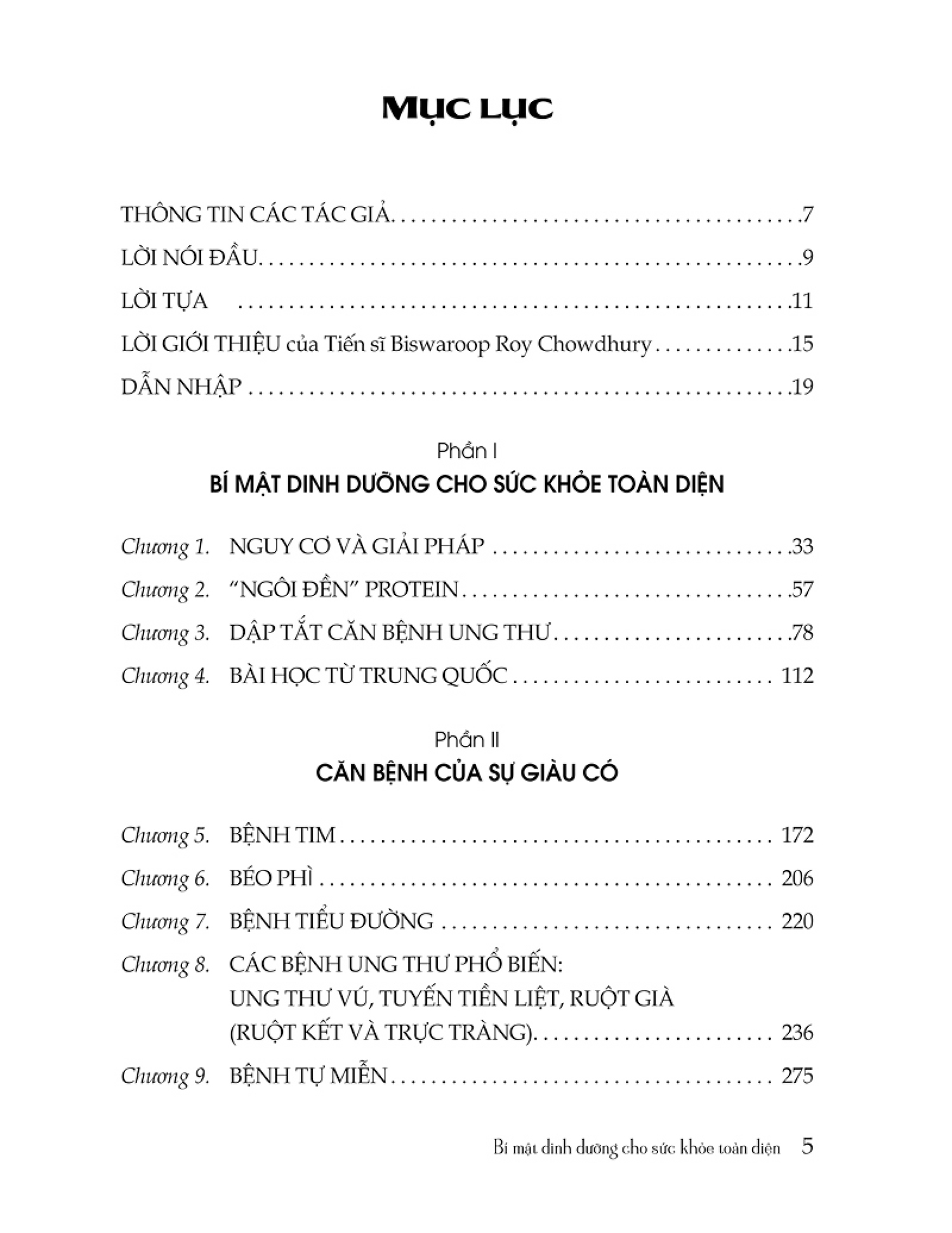 Bí mật dinh dưỡng cho sức khoẻ toàn diện (TB)