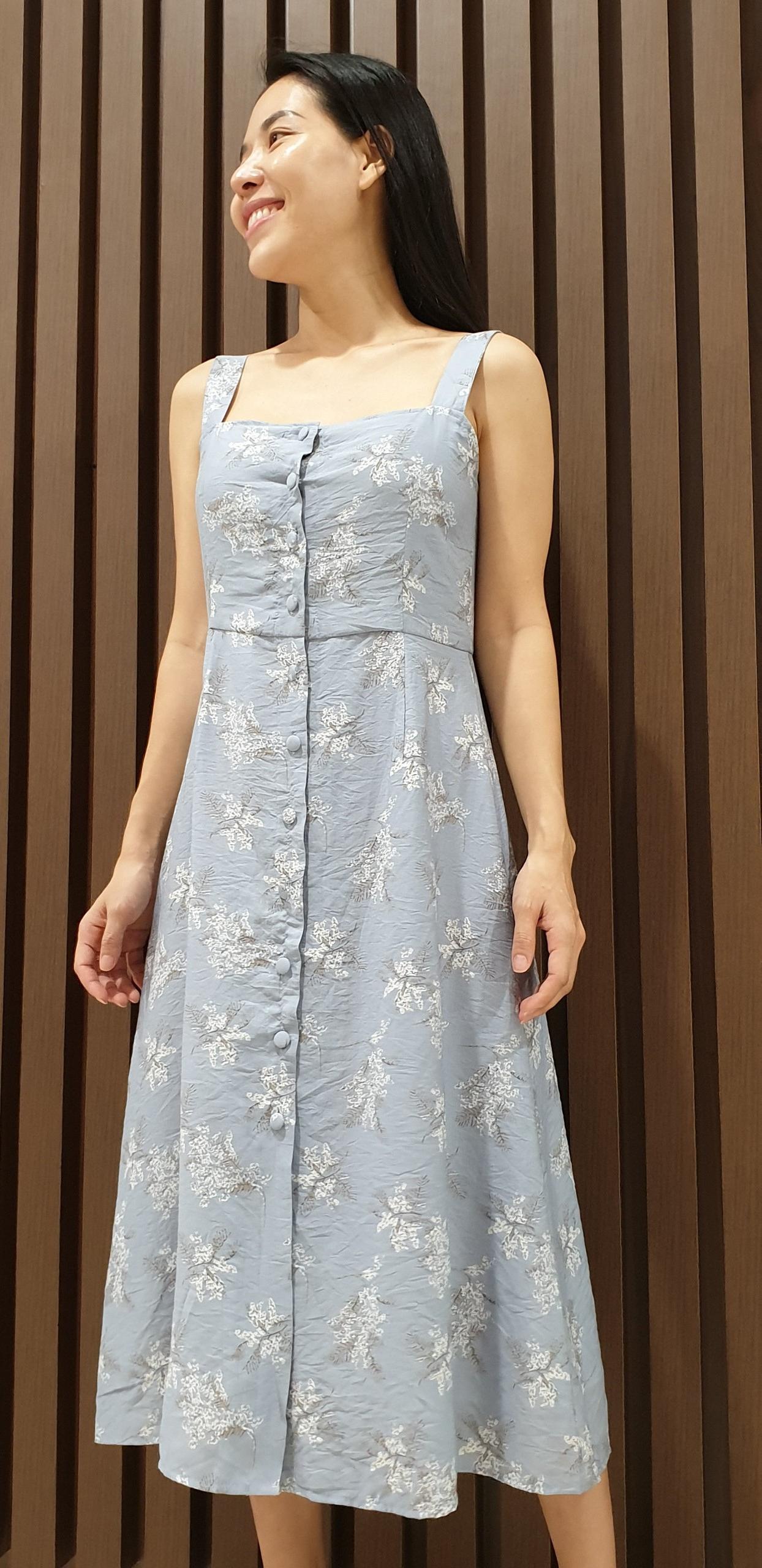 Đầm voan dây A08