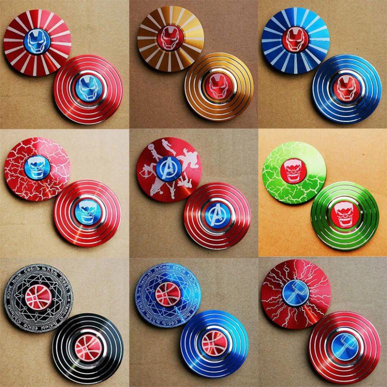 CON QUAY SPINNER CAPTAIN AMERICA VÀ NGƯỜI NHỆN KIM LOẠI CAO CẤP 150 mẫu bán sỉ