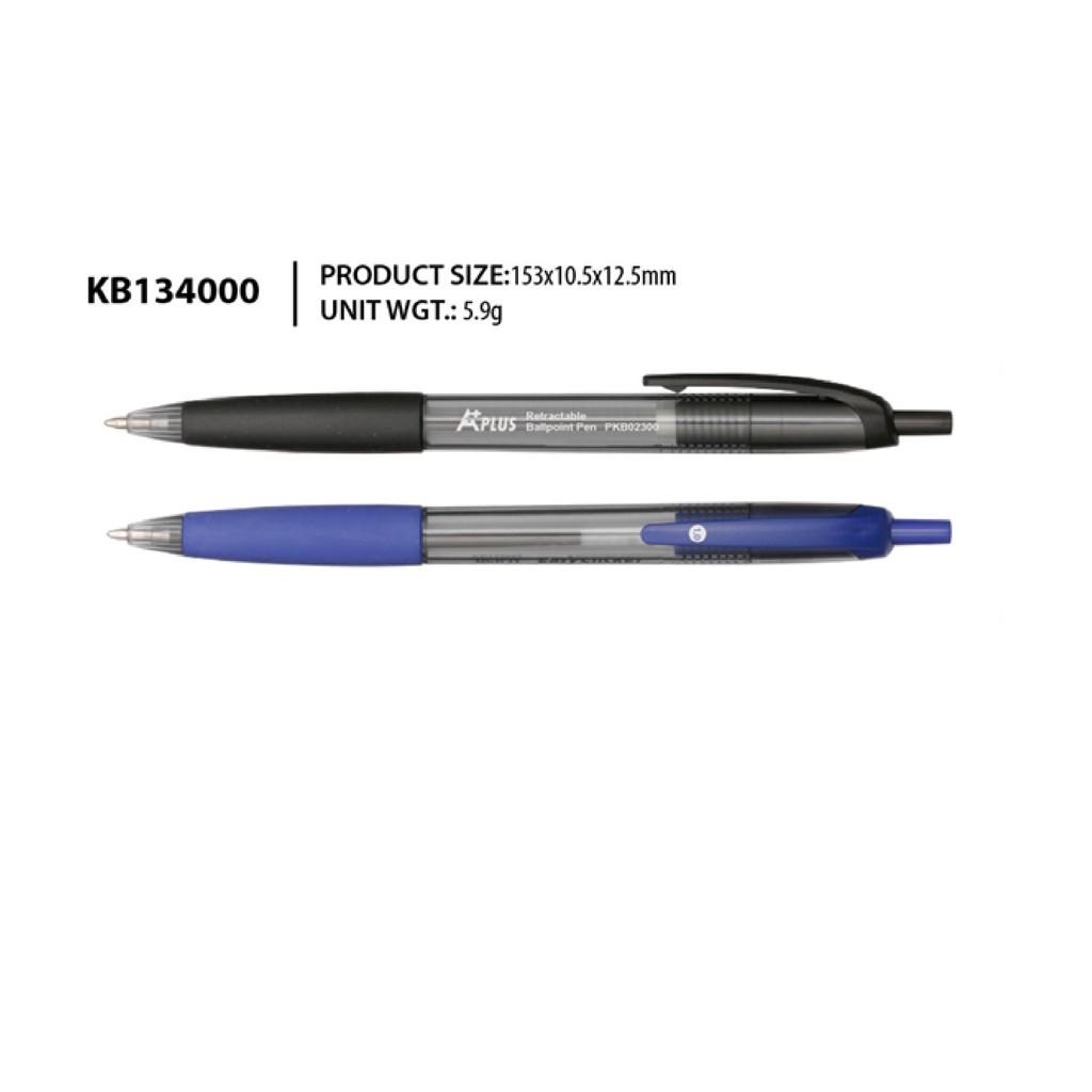 Combo 6 cây bút bi bấm KB134000 1.0mm