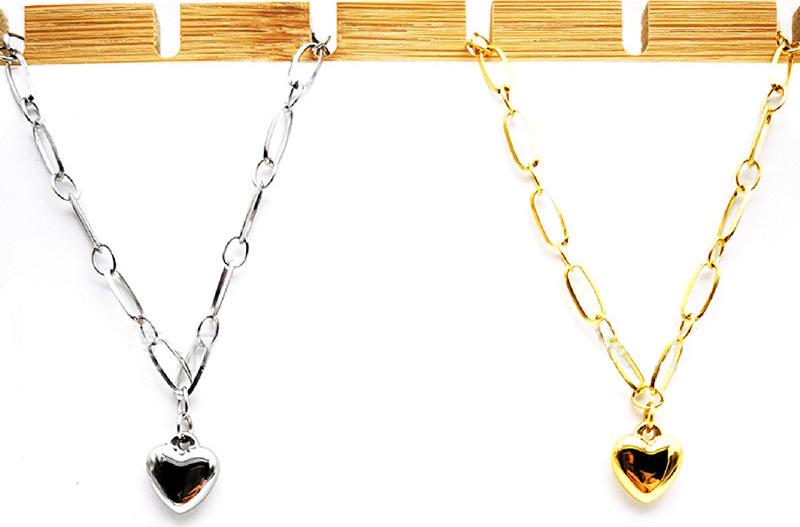 Dây chuyền vòng cổ nữ trái tim tình yêu