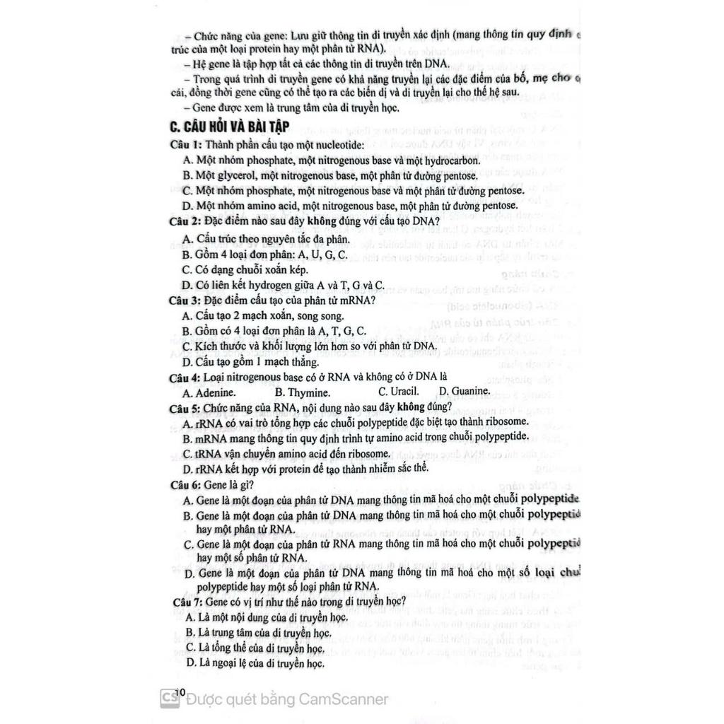 Sách tự tin vào lớp 10 môn sinh học ( Dành cho học sinh lớp 9) HA