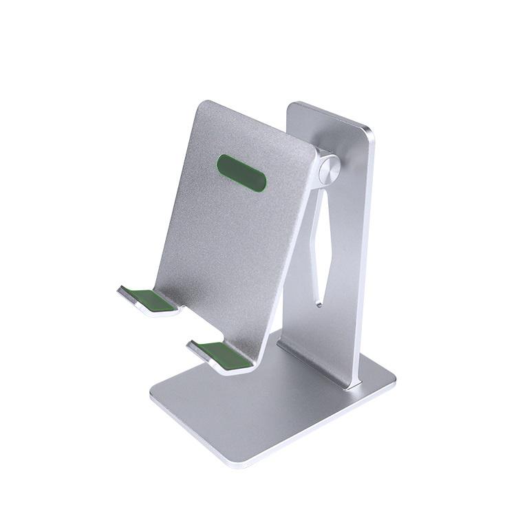 Kệ Đỡ Điện Thoại Gấp Gọn Để Bàn, Giá Đỡ Máy Tính Bảng IPad Galaxy Tab Nhôm Nguyên Khối SENZANS Cao Cấp