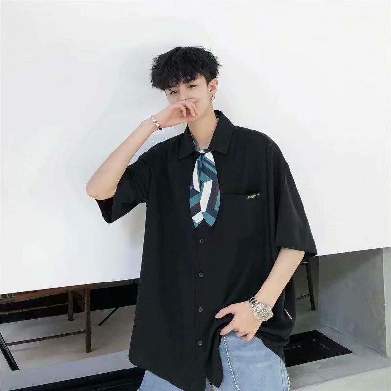 Áo sơ mi ngắn tay thời trang cho nam