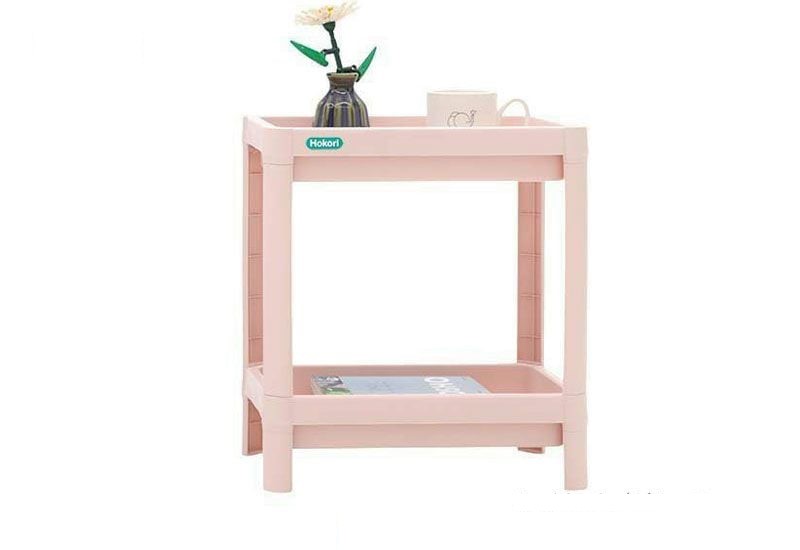 Kệ chữ nhật để đồ đa năng Osaka HOKORI 2 tầng nhựa VIỆT NHẬT cao cấp - Đựng đồ phòng tắm, gia vị, úp chén bát - Hàng chính hãng
