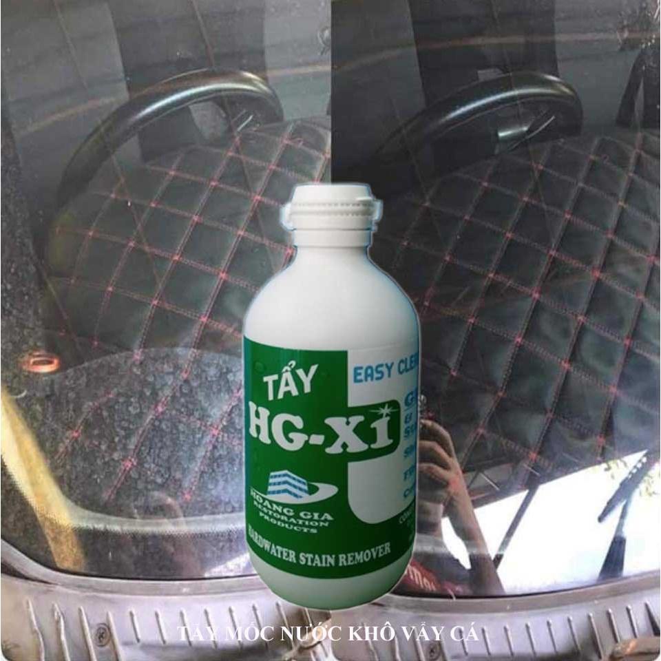 Tẩy vảy cá nước khô cứng trên kính xe HG X1 HARDWATER STAIN REMOVER for Car 250 ML