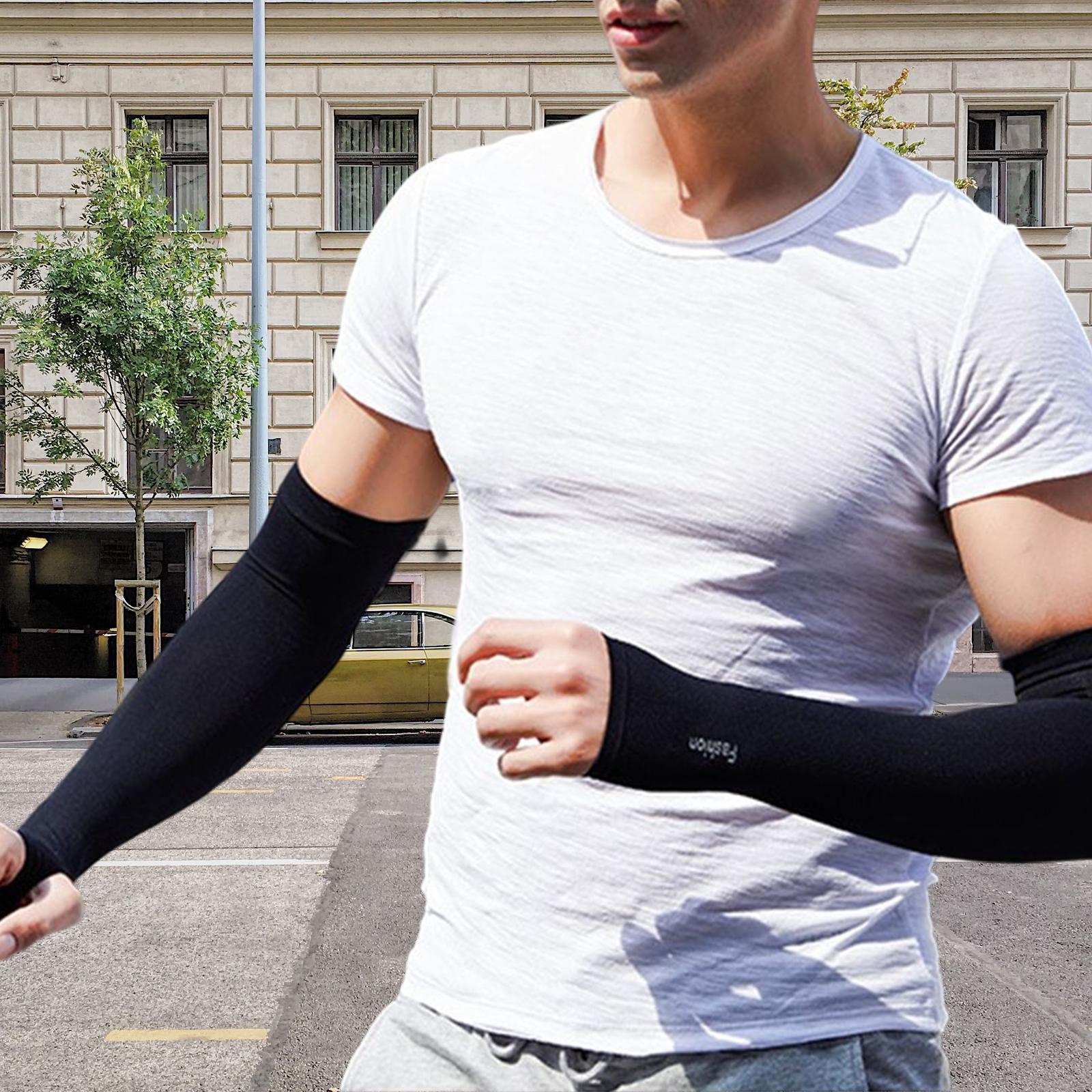 2Pairs Cooling Sports Sun Block Compression Arms Cover