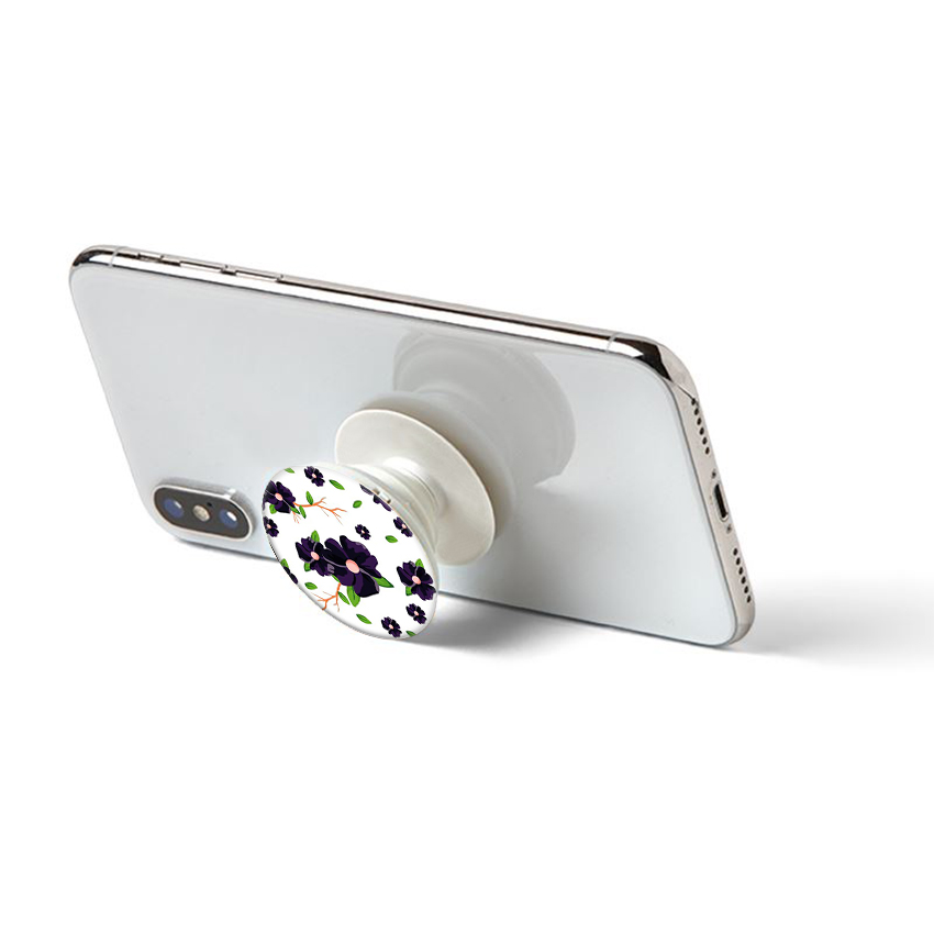 Gía đỡ điện thoại đa năng, tiện lợi - Popsockets - In hình FLOWER 02 - Hàng Chính Hãng