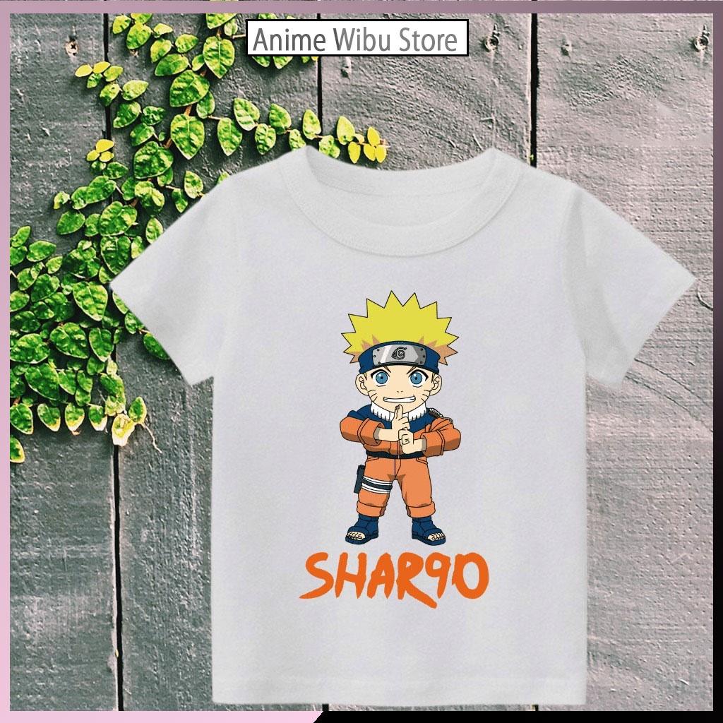 Áo thun nam và nữ, Áo phông trẻ em in hình Uchiha itachi Naruto,Kakashi và nhiều nhân vật khác