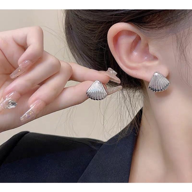 Khuyên tai bông tai nữ vỏ sò thanh lịch dự tiệc Ring House