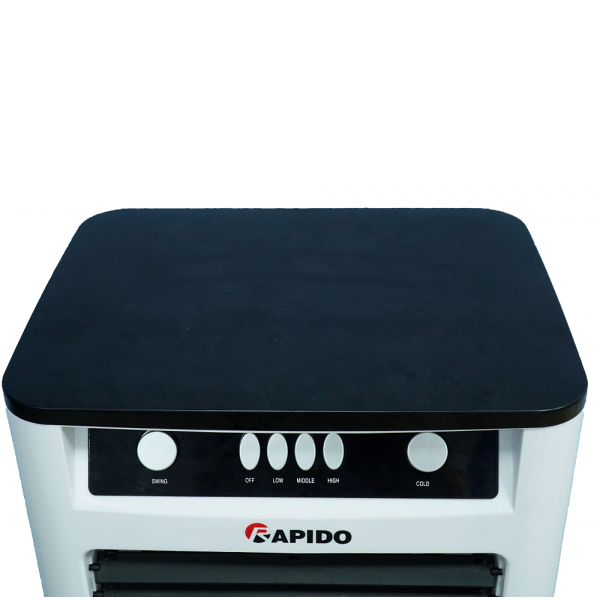 Quạt hơi nước, điều hòa không khí 3in1 cao cấp RAPIDO Turbo 3000-M - Hàng chính hãng