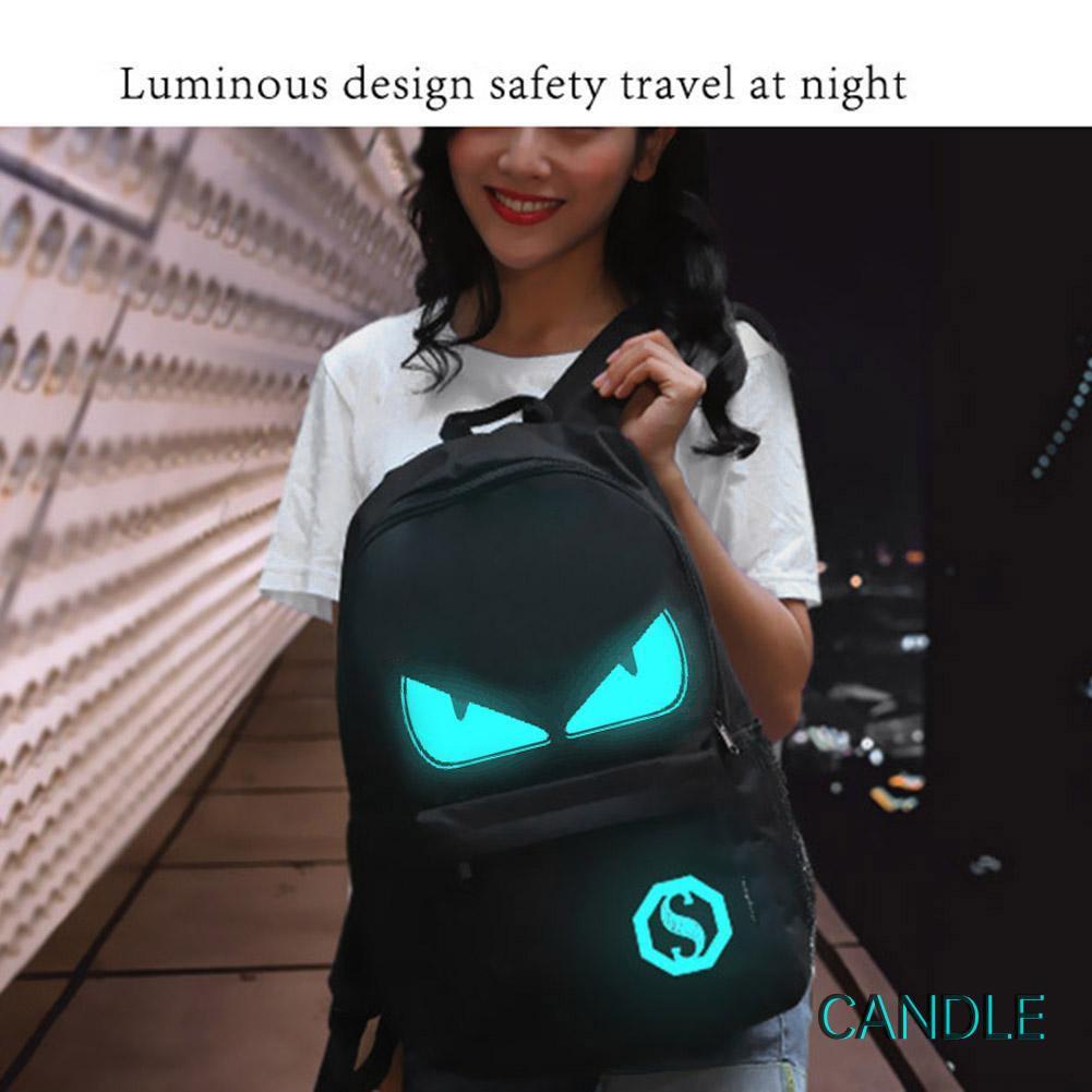 Balo Du Lịch Sức Chứa Lớn Họa Tiết Hoạt Hình Phát Quang Unisex