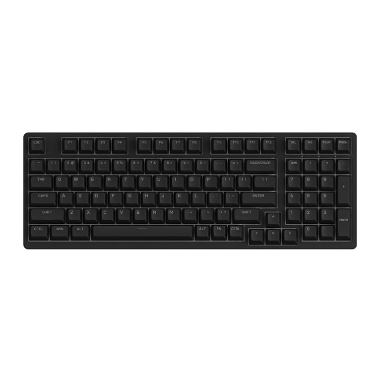 Bàn Phím Không Dây AKKO 3098B Plus Black (Multimodes / RGB / Gasket mount) - Hàng Chính Hãng
