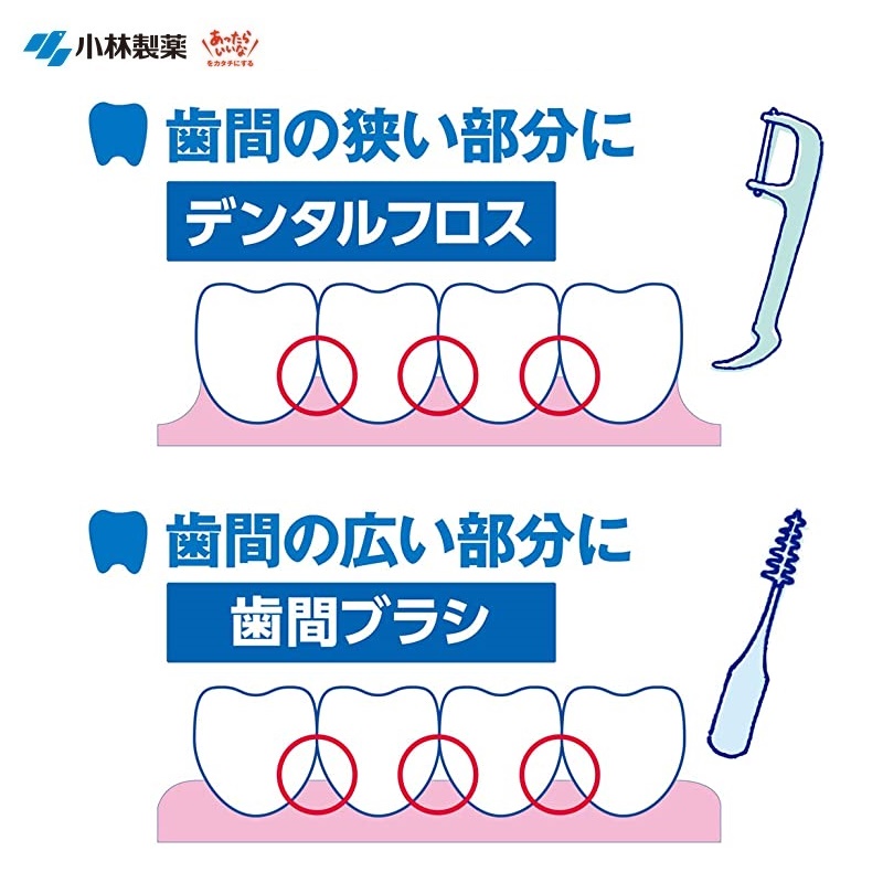 Set tăm chỉ nha khoa Kobayashi Ito Yoji làm sạch các mảng bám giữa kẽ răng & ngăn ngừa các bệnh lý về răng miệng - Made in Japan