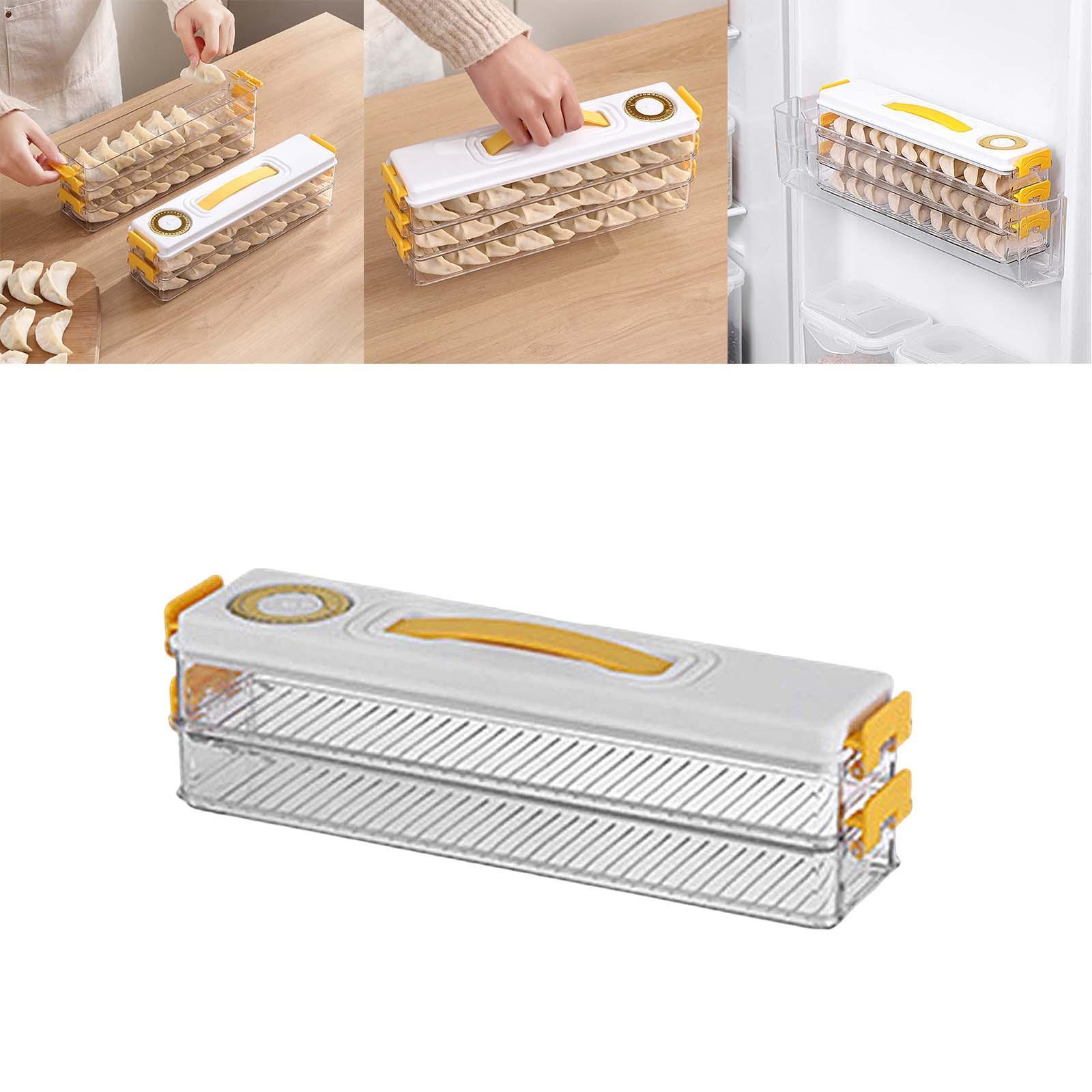 Refrigerator Dumpling Storage Box Multi-layer Food Freezing Box Storage Case