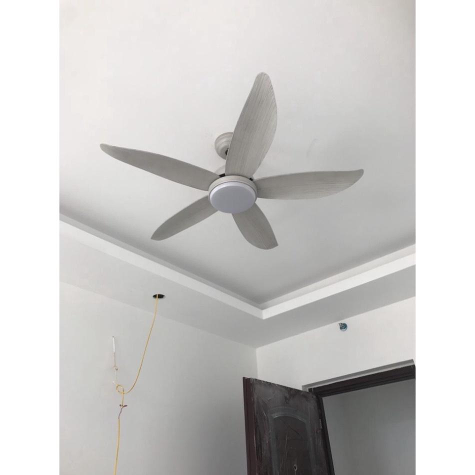 Quạt trần cánh xám trắng nguyên nhân DC tiết kiệm ngân sách điện DDT