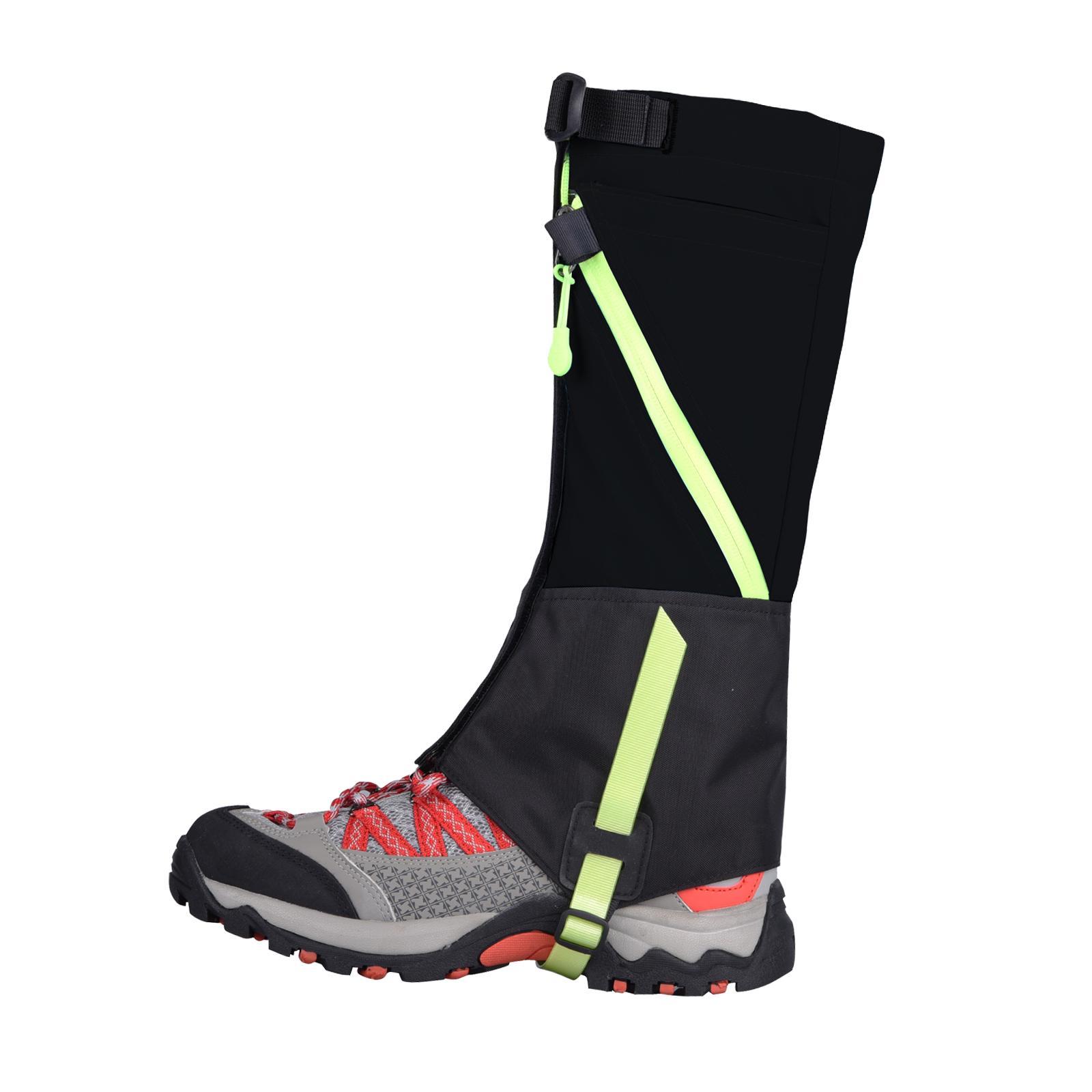 Children Leg Hiking , Shoe Covers Kids Snow Gaiter Waterproof Breathable Leg Protector for Camping, Climbing, Running