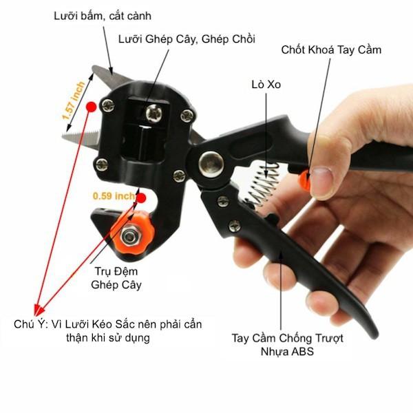 Kéo chiết cành cây kéo ghép cành đa năng