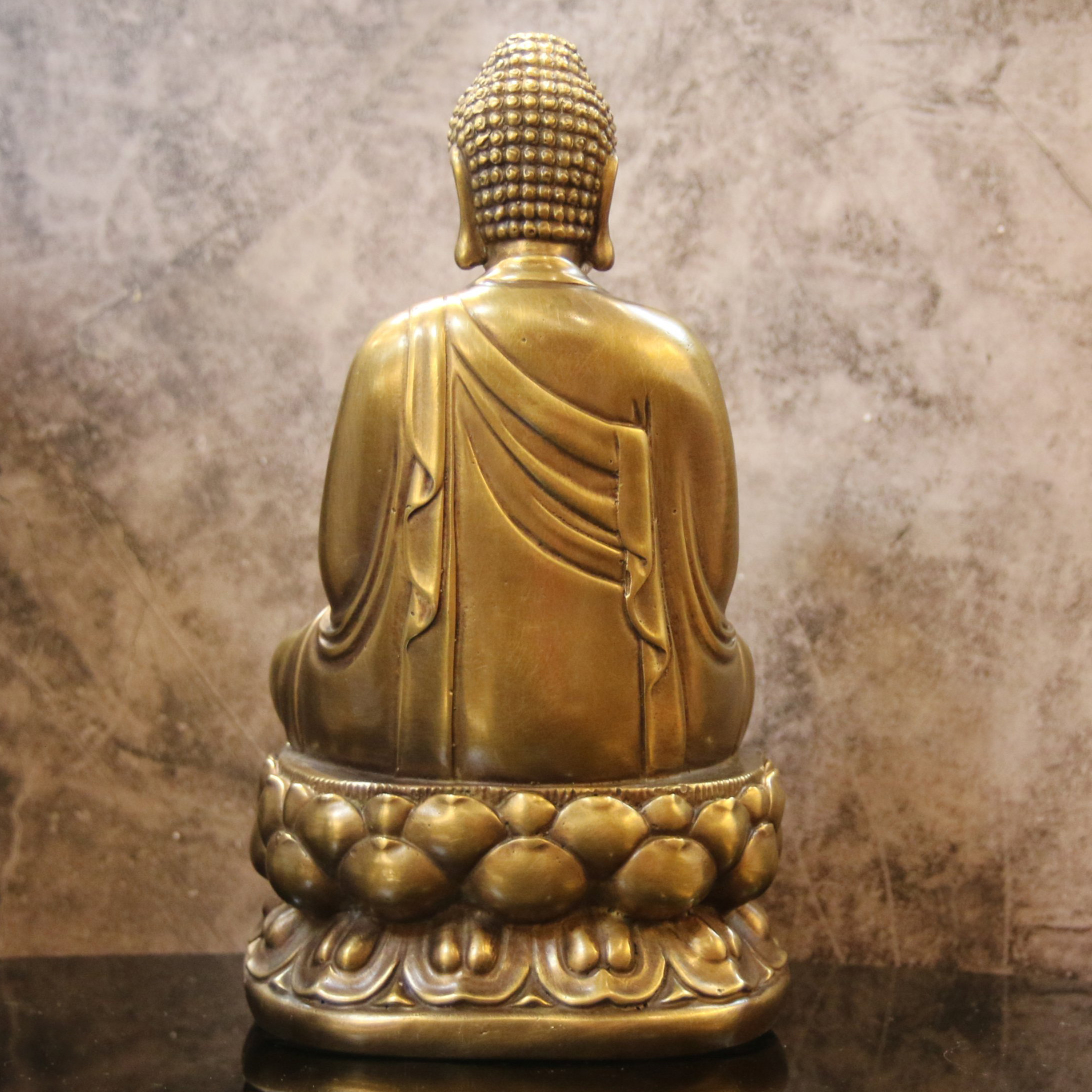 Tượng Phật A Di Đà Bằng Đồng Lê Gia