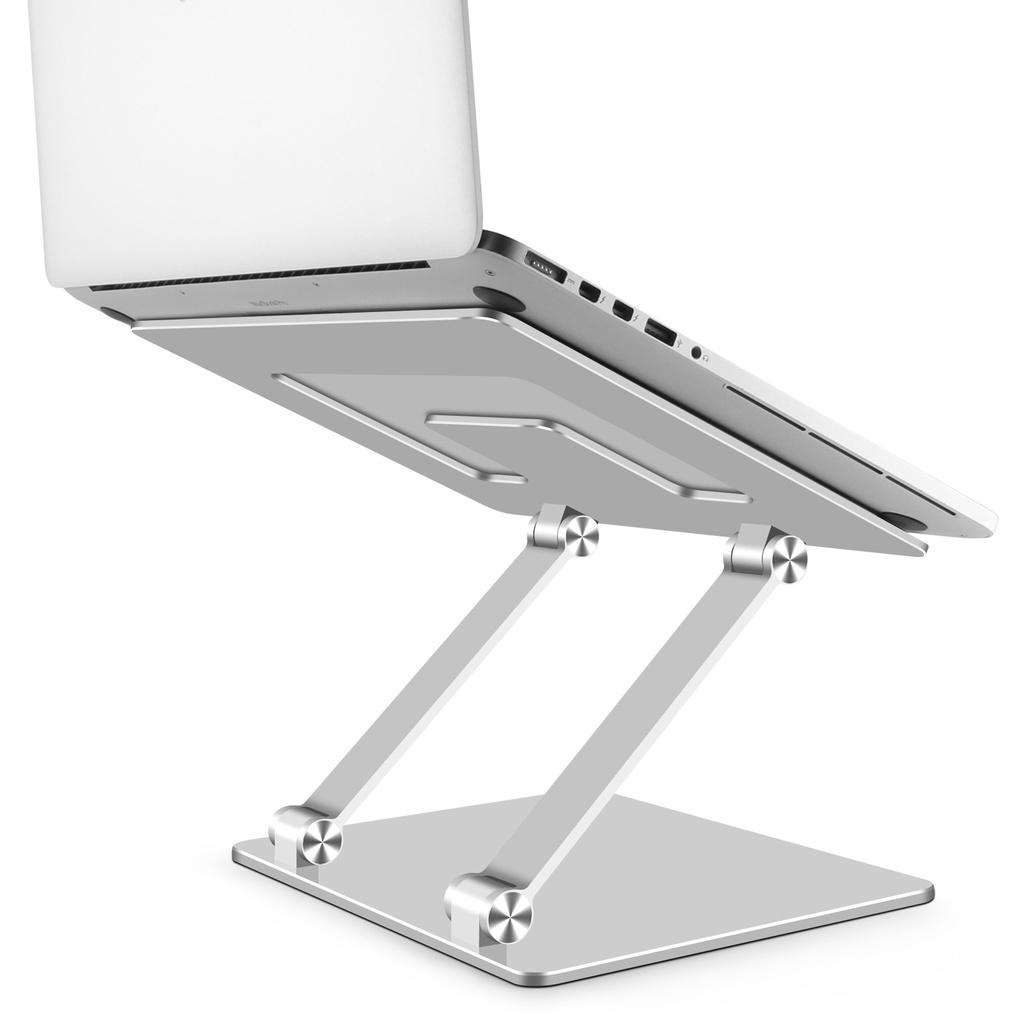 L301 Giá đỡ máy tính Macbook Laptop thiết kế 2 chân độc đáo bằng nhôm nguyên khối, điều chỉnh độ cao, gấp gọn.