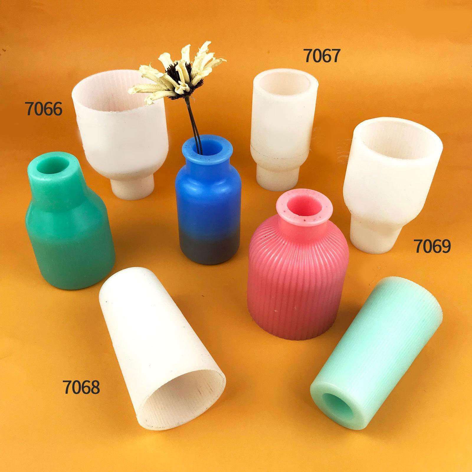 Resin Casting DIY Epoxy Tool Table Centerpieces Clay Vase Silicone Mould