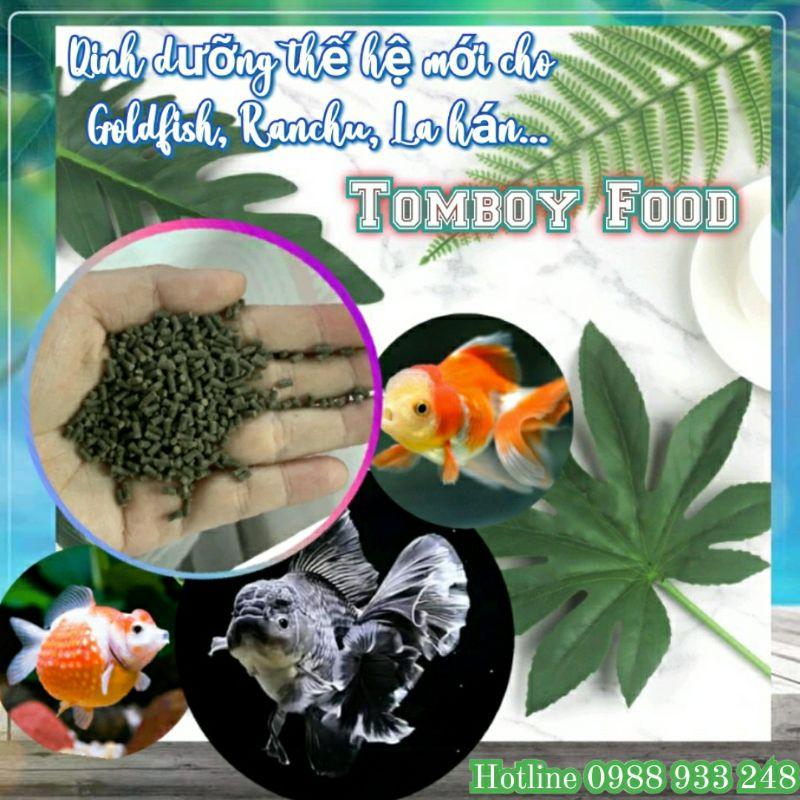 Cám TOMBOY TB2 hạt chìm cho Cá vàng, cá Ranchu