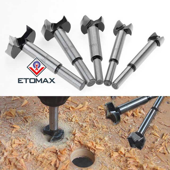 Bộ 5 mũi khoan khoét lỗ 2 cạnh