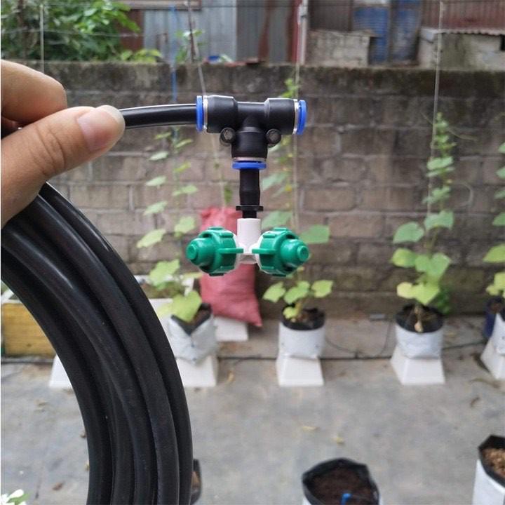 Béc phun sương 4 hướng kèm kết nối nhanh 8mm