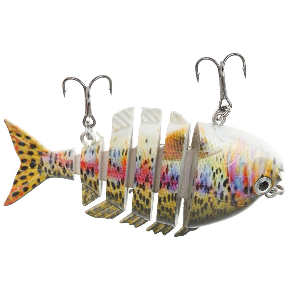3.5inch Fishing Lure Multi Jointed  Swimbait Life Like Sinking Bass Bait