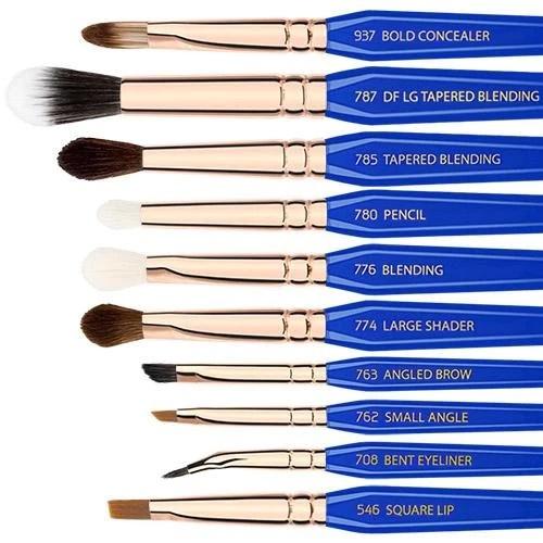 Bộ Cọ Trang Điểm Bdellium GOLDEN TRIANGLE PHASE II COMPLETE 15PC. BRUSH SET WITH POUCH