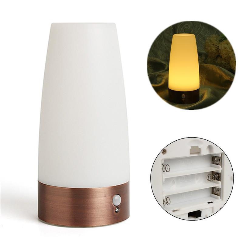 Đèn Led Để Bàn Trang Trí Nhà Hàng Để Góc Cầu Thang Hoặc Sân Vườn Có Chế Độ Cảm Ứng Nhân Sử Dụng Pin Aaa