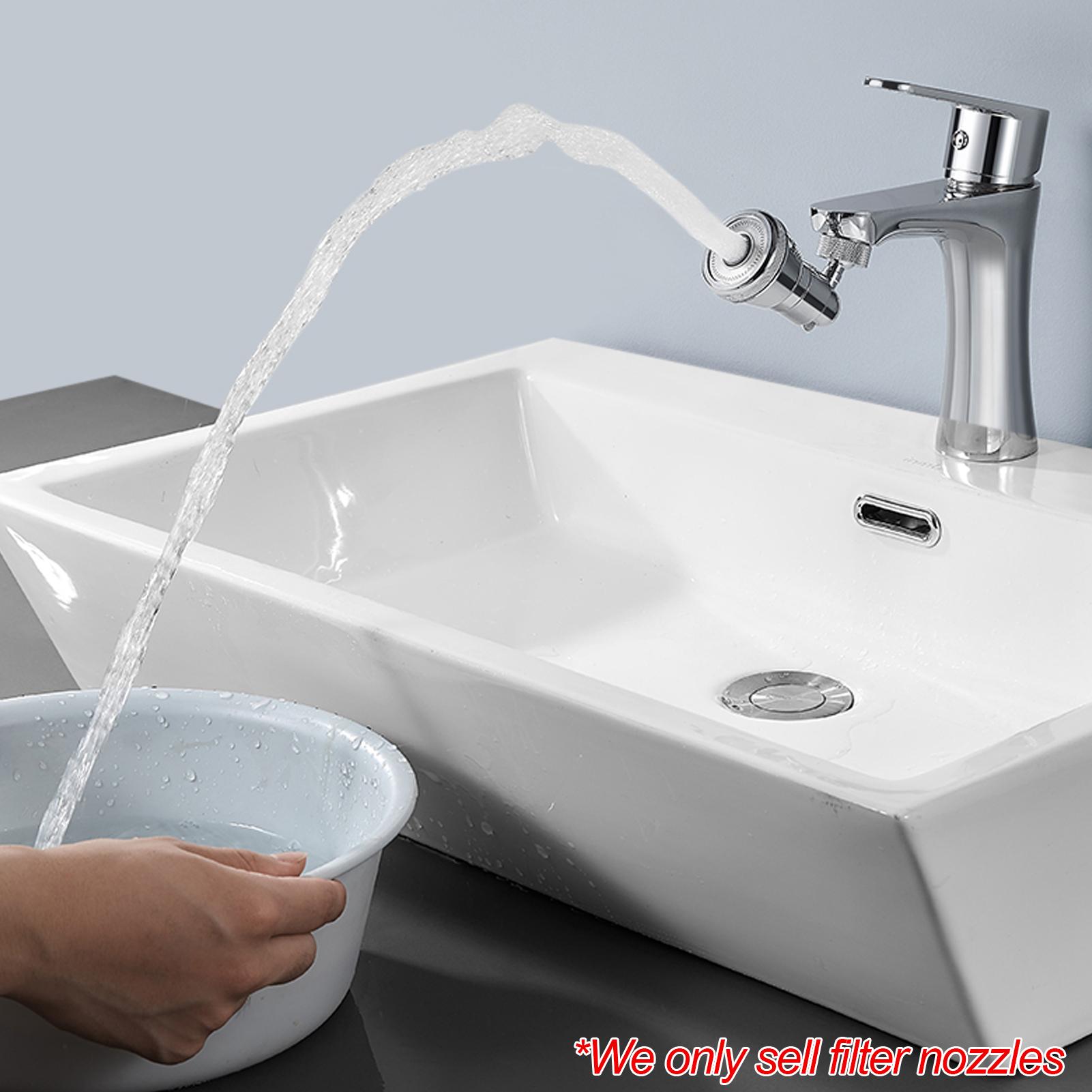ĐầuVòi sen dùng trong phòng tắm, nhà bếp có 4 lớp lưới lọc xoay 720 °tiết kiệm nước
