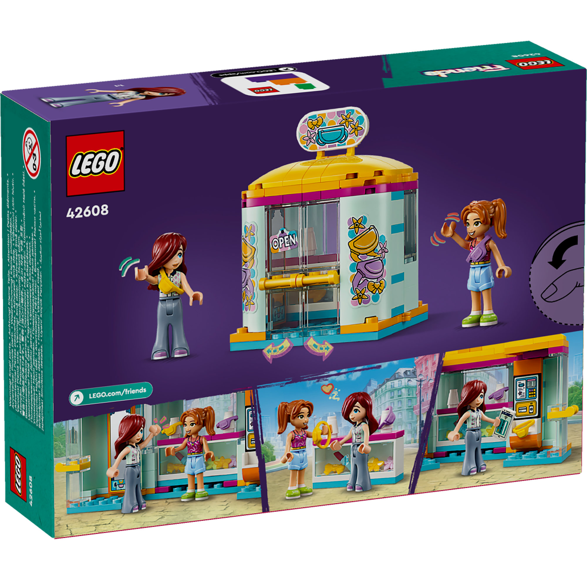 LEGO FRIENDS 42608 Đồ chơi lắp ráp Cửa hàng trang sức nhỏ xinh (129 chi tiết)